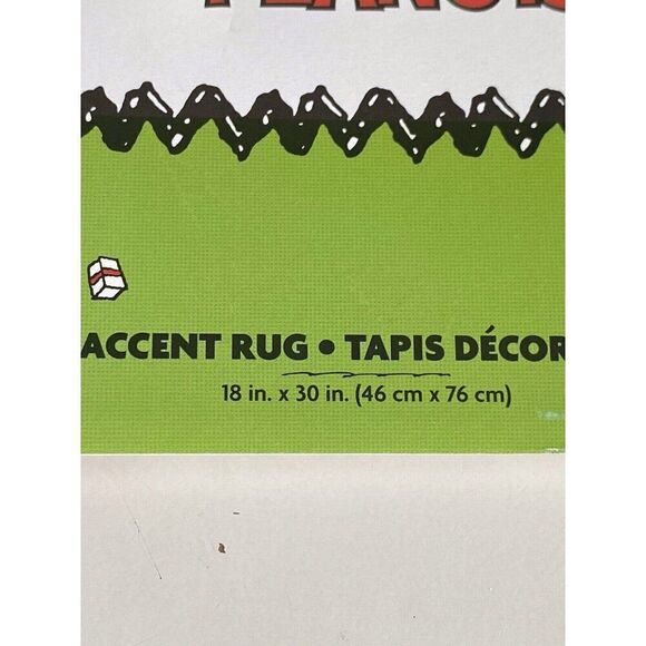 Peanuts Snoopy Christmas 18 x 30" Accent Rug Door Mat Holiday HO HO HO NEW - Picture 6 of 10